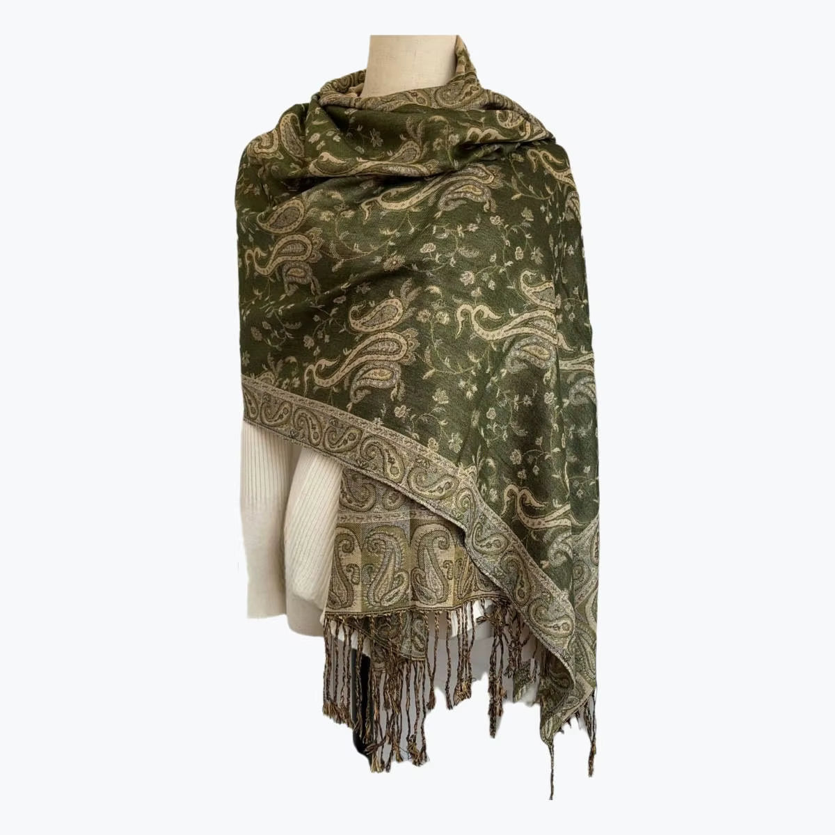 Écharpe- Voile Jacquard Pashmina